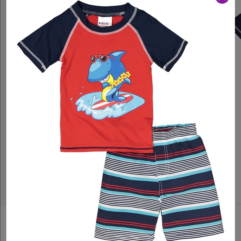 🔥🔥SUPER SALE 🔥🔥Shark Surf Rash Guard Set